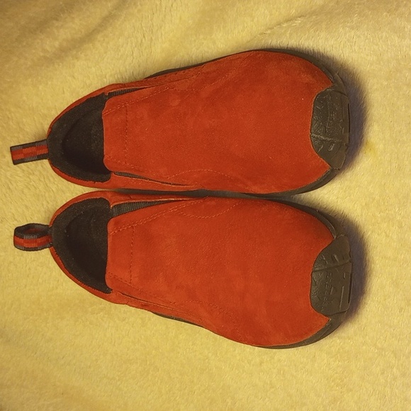 Merrell Womens Jungle Moc Sunset Red Suede Slip On Shoes - Size 7 - Picture 5 of 8